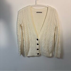 Rubbish Women's Cream Cable Knit Sweater
Cardigan Acrylic Cottage Core Med